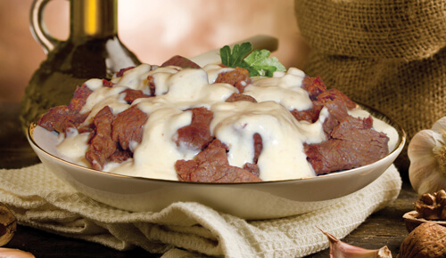 Filé Mignon ao Molho de Requeijão