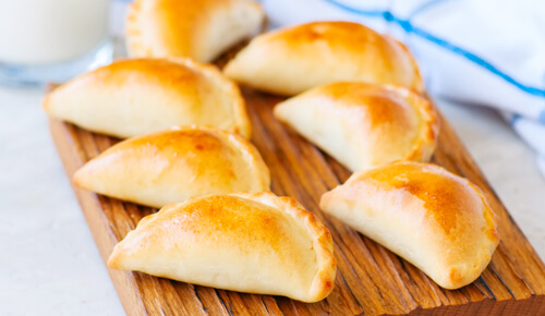 Empanadas argentinas na degustação da semana.