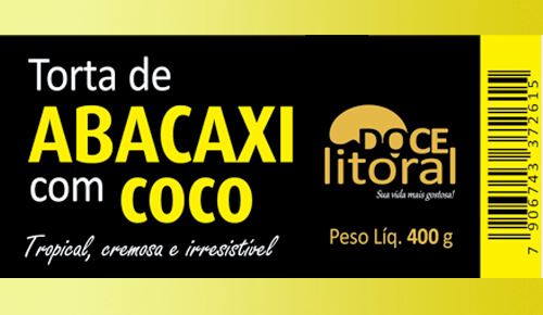 Novos rótulos das tortas a caminho!