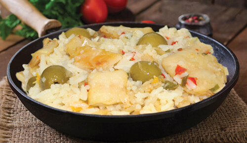 Arroz de Bacalhau na degustação da semana!